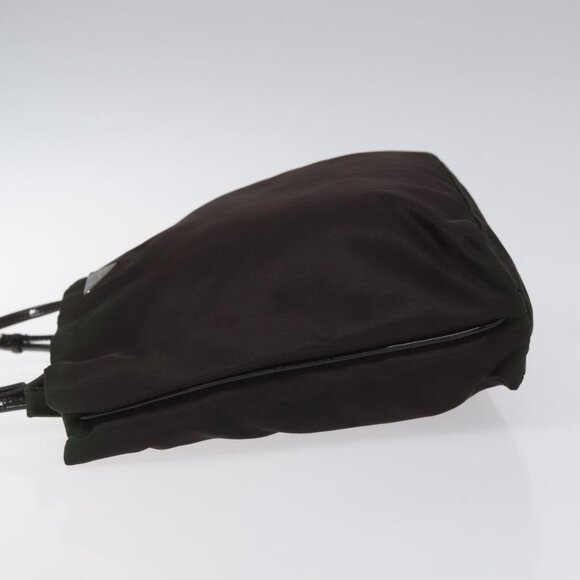 PRADA Hand Bag Nylon Khaki Auth ki5477 - Picture 4 of 16